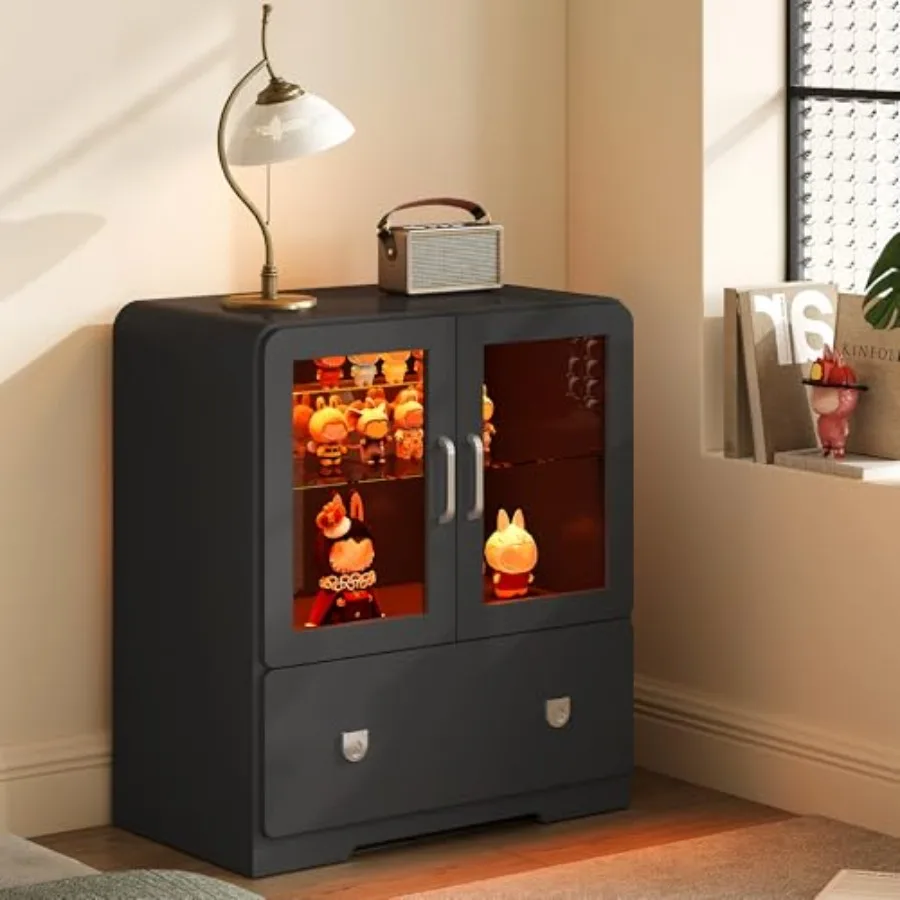 Storage & Organization - Vitrinekast voor de woonkamer met acryldeuren,