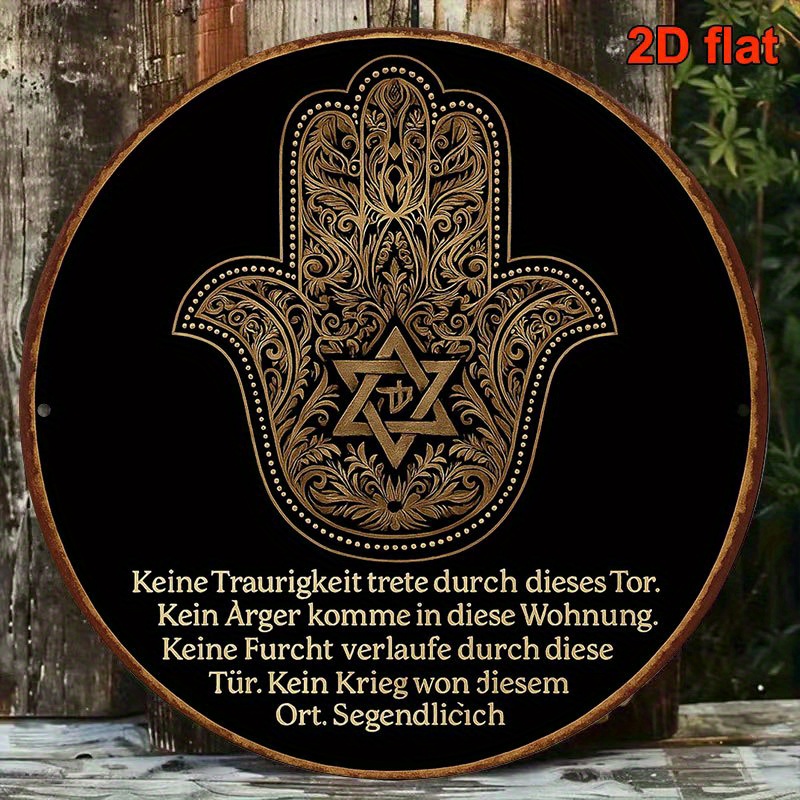 Home Decor - CIFBUY Vintage Aluminium Wanddecoratie Waterdicht Duurzaam