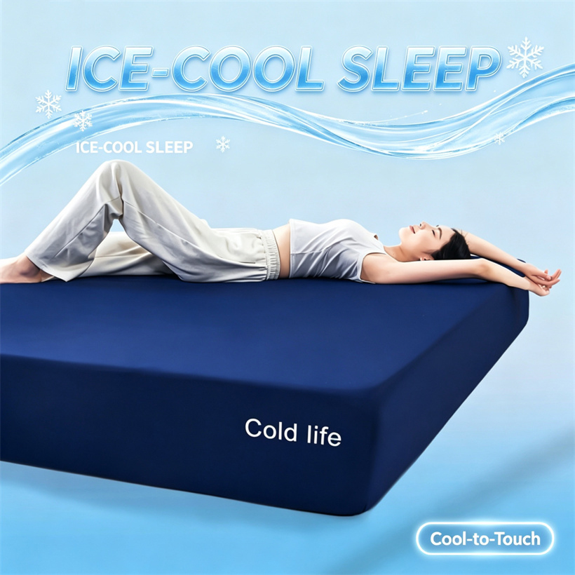 Fitted Bed Sheets Deep Pocket - Koelbed hoeslaken Ice-Cool Touch, ademend bedlinnen,