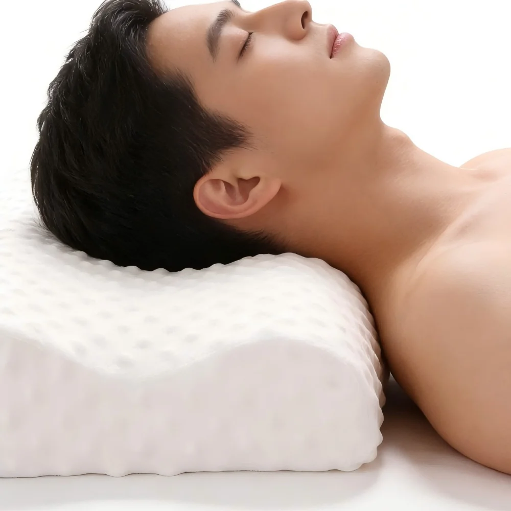 Memory Foam Orthopedic Pillow Neck Pain - Verstelbaar traagschuim zijslaapkussen, orthopedische neksteun, verlicht