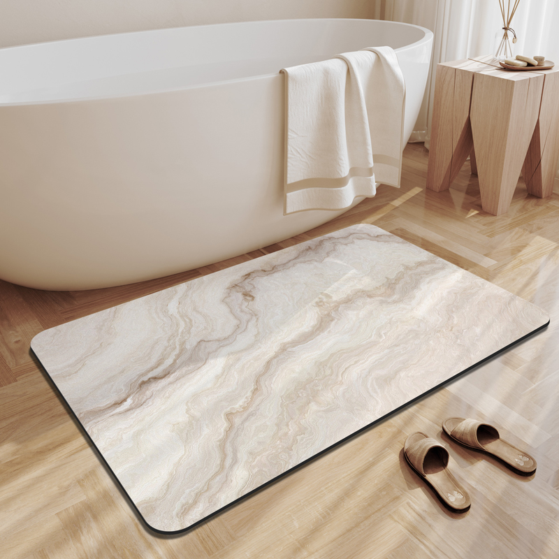 Quick Dry Diatomite Bath Mat - Diatomeeënaarde Badmat Badkamer Absorberende Voetmatten Antislip