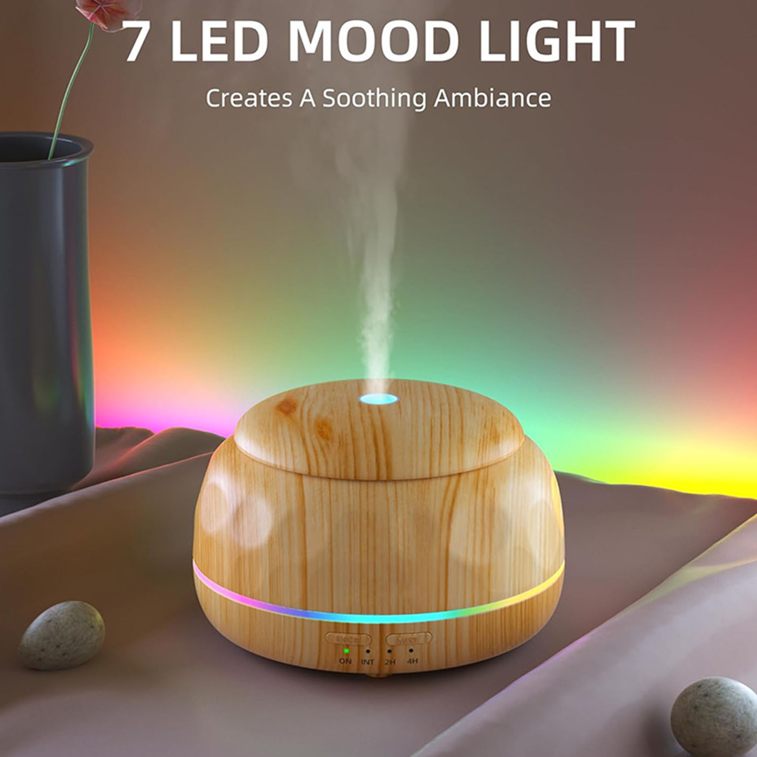 Lighting - Etherische olieverspreider Luchtbevochtiger Aromamachine voor kamer,
