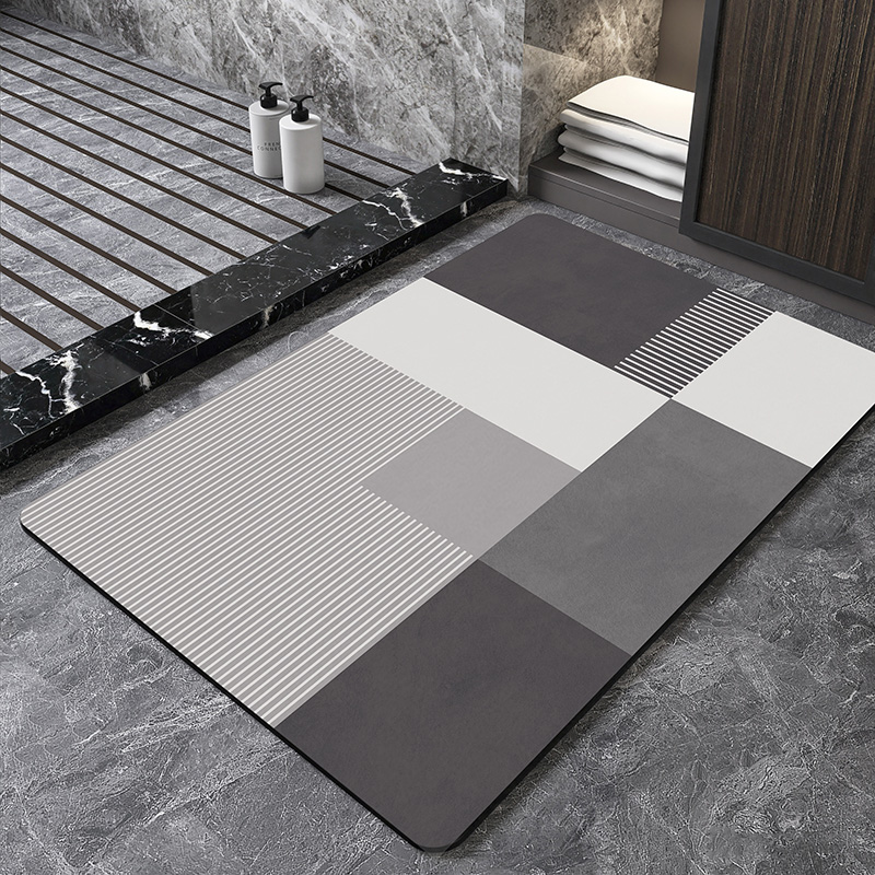 Nordic Geometrische Diatomeeën - Quick Dry Diatomite Bath Mat recensie en prijs