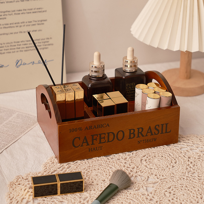 Zakka retro houten draagbare o - Storage & Organization recensie en prijs