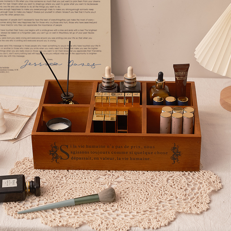 Zakka retro houten draagbare o - Storage & Organization recensie en prijs
