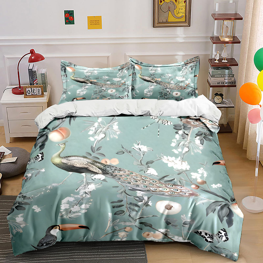 3-delige beddengoedset met pau - Aesthetic Floral Duvet Cover recensie en prijs