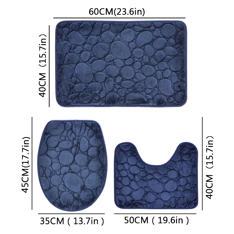 3 stks/set Badmatten Antislip  - Quick Dry Diatomite Bath Mat recensie en prijs