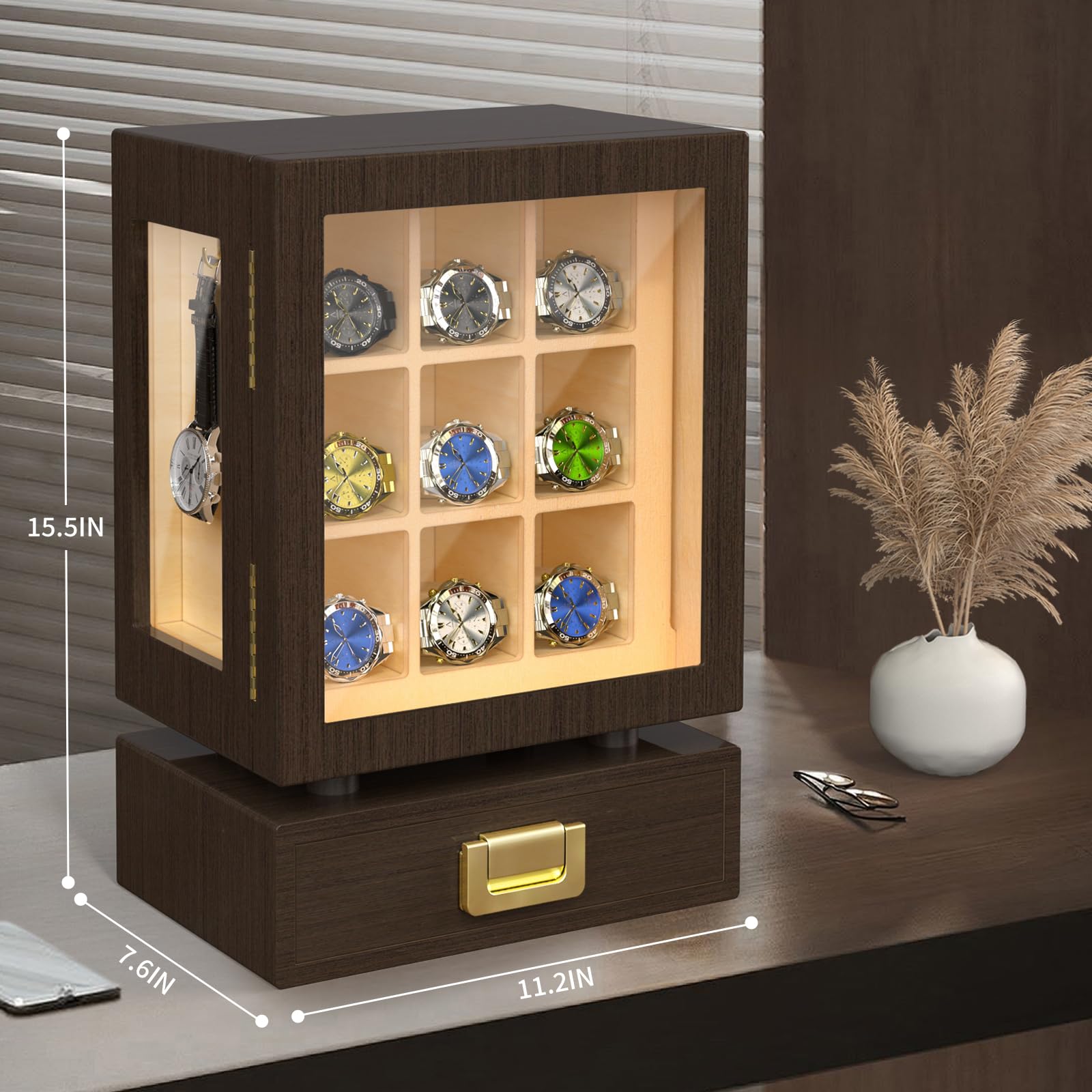 Houten opbergdoos voor horloge - Storage & Organization recensie en prijs