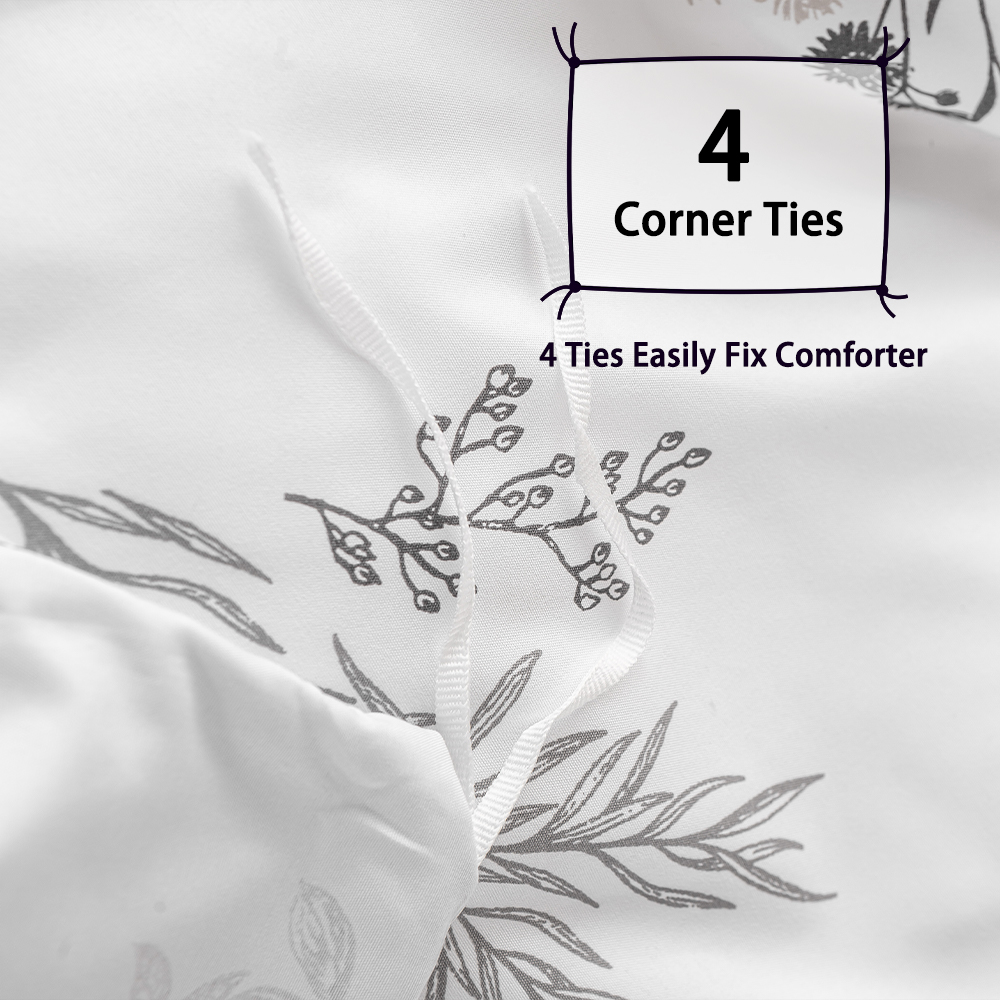 3-delige dekbedovertrekset met - Aesthetic Floral Duvet Cover recensie en prijs