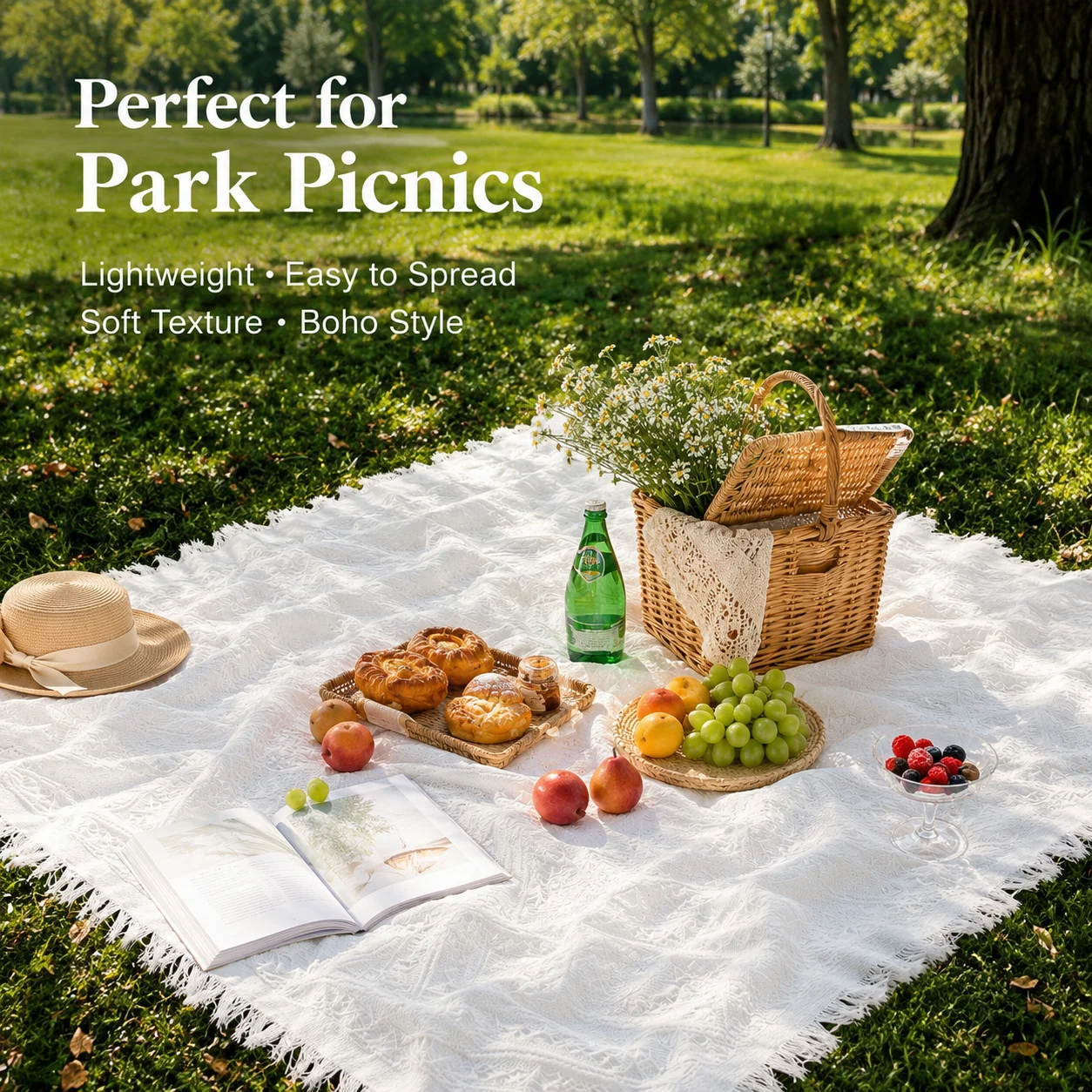 Boho Picknickdeken Buiten Camp - Boho Throw Blanket Fringe recensie en prijs