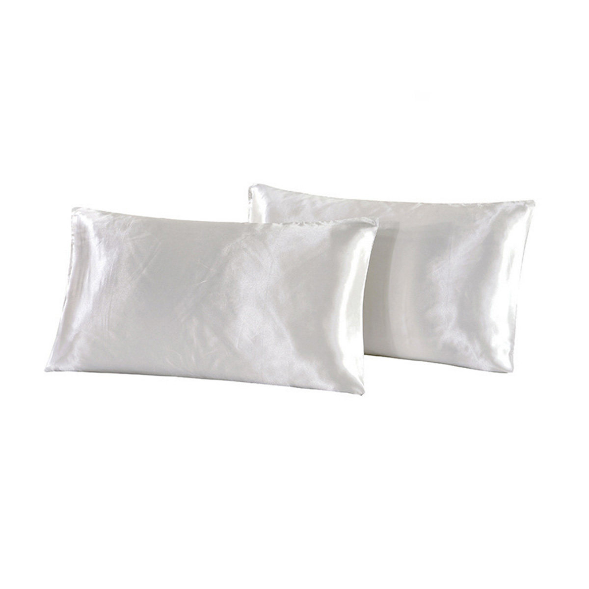 1 paar zijden kussenslopen van - Satin Silk Pillowcase Hair Skin recensie en prijs