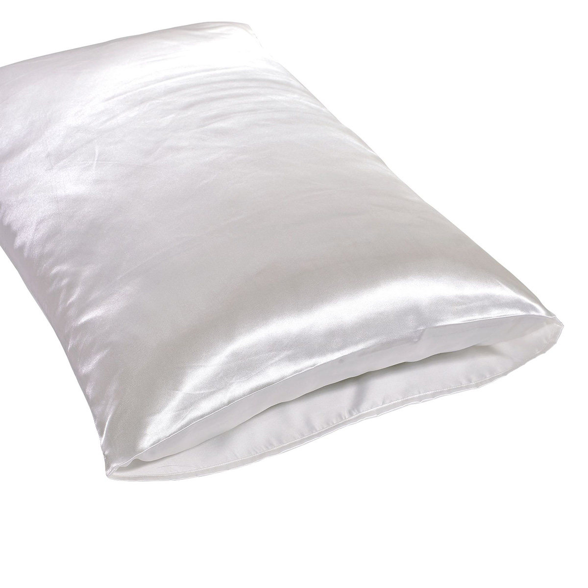1 paar zijden kussenslopen van - Satin Silk Pillowcase Hair Skin recensie en prijs
