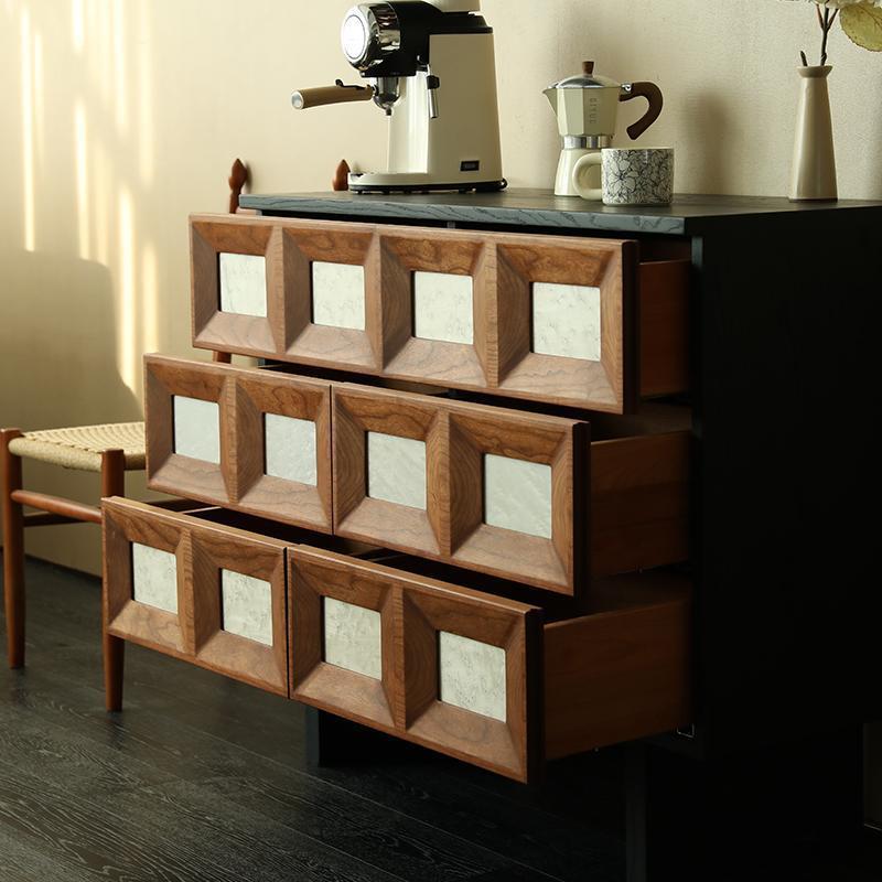 Middeleeuwse kast met zes lade - Storage & Organization recensie en prijs