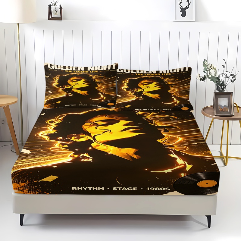Pop Icon Michael Jackson hoesl - Fitted Bed Sheets Deep Pocket recensie en prijs