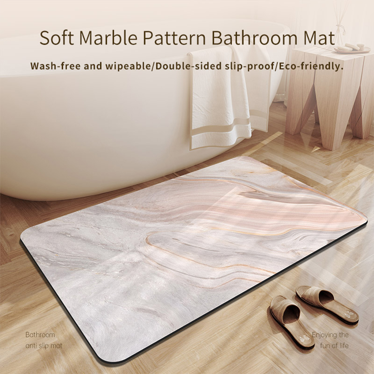 Diatomeeënaarde Badmat Badkame - Quick Dry Diatomite Bath Mat recensie en prijs