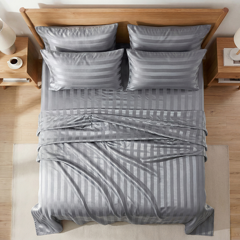 Kreukvrije gestreepte satijnen - Fitted Bed Sheets Deep Pocket recensie en prijs