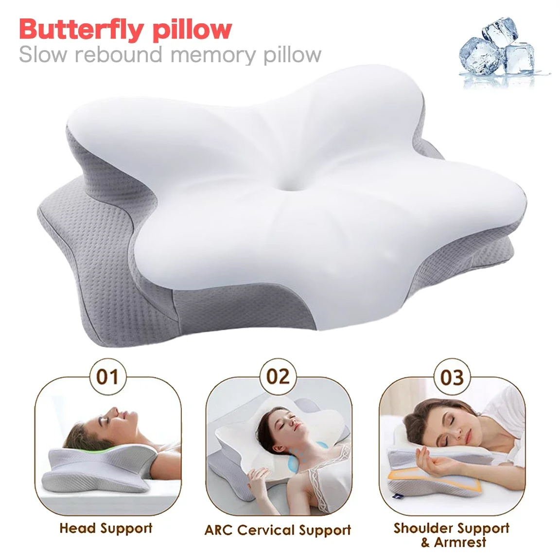 Ergonomisch Orthopedisch Memor - Memory Foam Orthopedic Pillow Neck Pain recensie en prijs