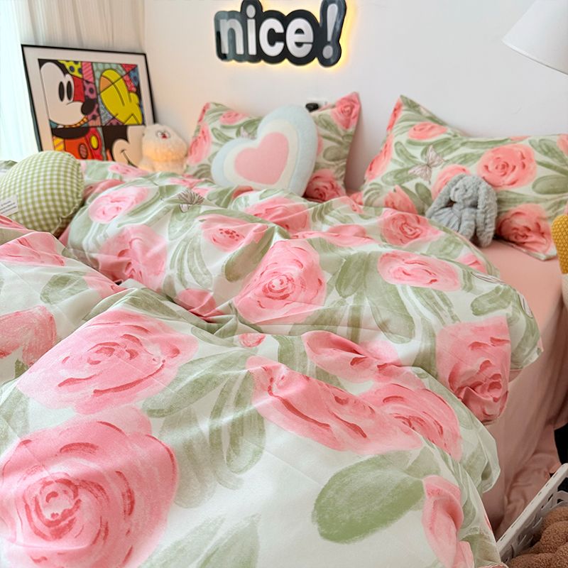Roze Roos Dekbedovertrek Set m - Duvet Cover Sets With Zipper recensie en prijs