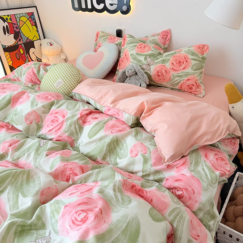 Roze Roos Dekbedovertrek Set m - Duvet Cover Sets With Zipper recensie en prijs