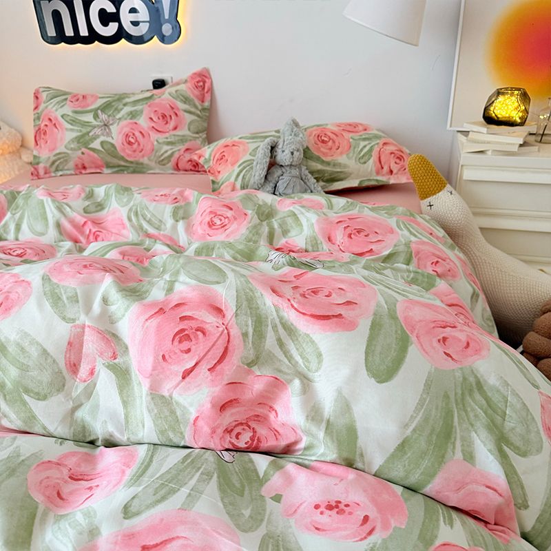Roze Roos Dekbedovertrek Set m - Duvet Cover Sets With Zipper recensie en prijs