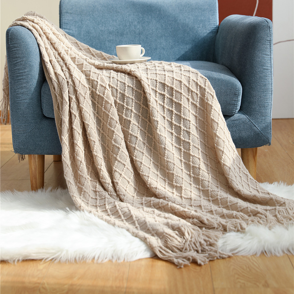 Textiel Stad Faux Kasjmier Sof - Boho Throw Blanket Fringe recensie en prijs