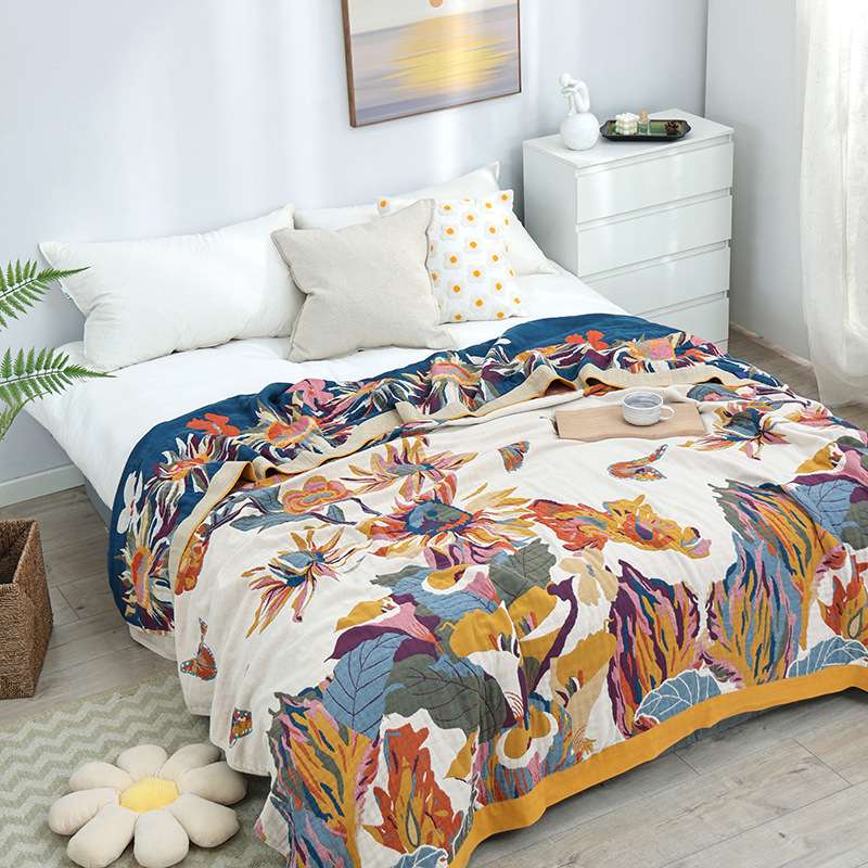 Eenvoudige Katoenen Deken Mous - Muslin Cotton Bedspread recensie en prijs