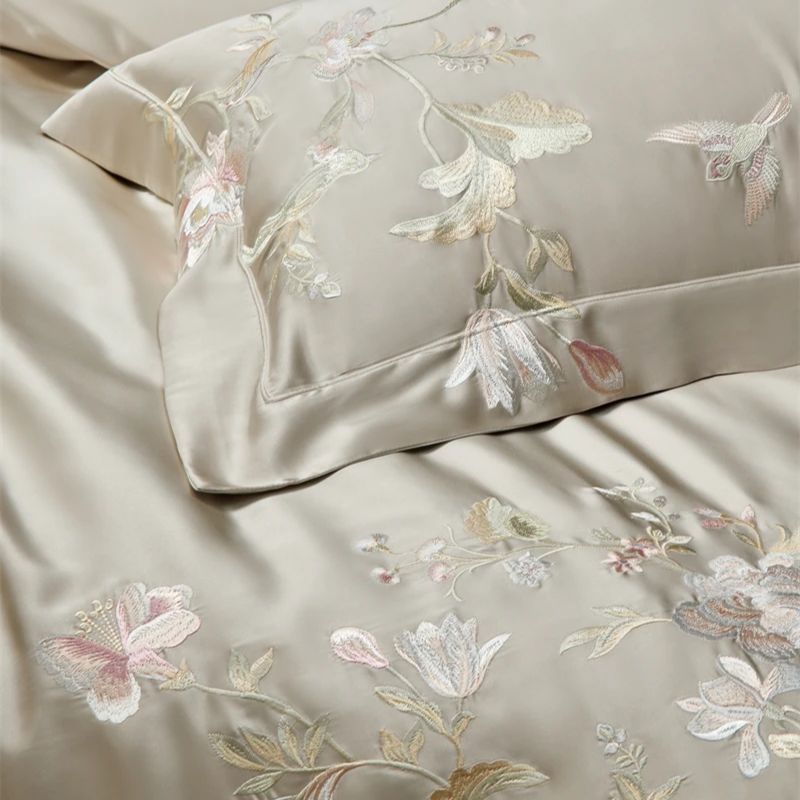 Hoge Precisie Brokaat Lyocell  - Aesthetic Floral Duvet Cover recensie en prijs