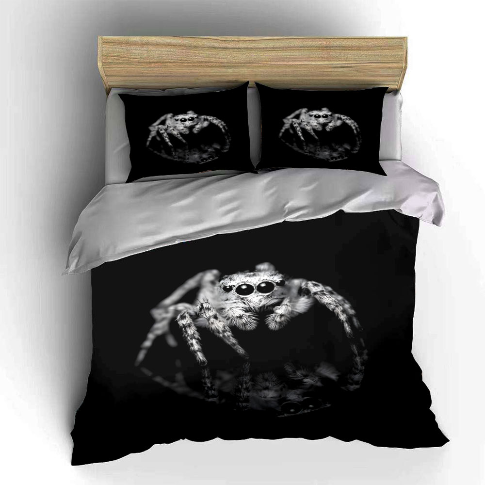 Jumping Spider Zwart-wit donke - Duvet Cover Sets With Zipper recensie en prijs